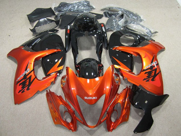 Abs Carenagem Moto Suzuki GSXR 1300 Hayabusa 2008-2019 - Laranja Preto Abs Carenagem Moto Suzuki GSXR 1300 Hayabusa 2008-2019 - Laranja Preto