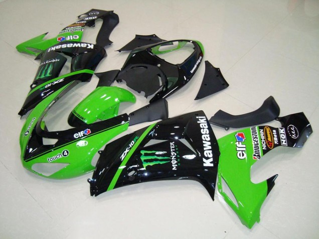 Abs Kit Carenagem & Plásticos Moto Kawasaki ZX10R 2006-2007 - Verde Monster Abs Kit Carenagem & Plásticos Moto Kawasaki ZX10R 2006-2007 - Verde Monster