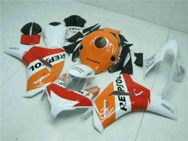 Abs Kit Completos Carenagem Moto Honda CBR 1000RR 2008-2011 - Laranja Repsol
