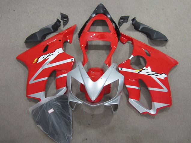 Abs Kits Carenagem Moto Honda CBR 600 F4i 2001-2003 - Vermelho Prata Abs Kits Carenagem Moto Honda CBR 600 F4i 2001-2003 - Vermelho Prata
