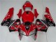Abs Kits Carenagem Moto Honda CBR 600RR 2005-2006 - Vermelho Preto Abs Kits Carenagem Moto Honda CBR 600RR 2005-2006 - Vermelho Preto