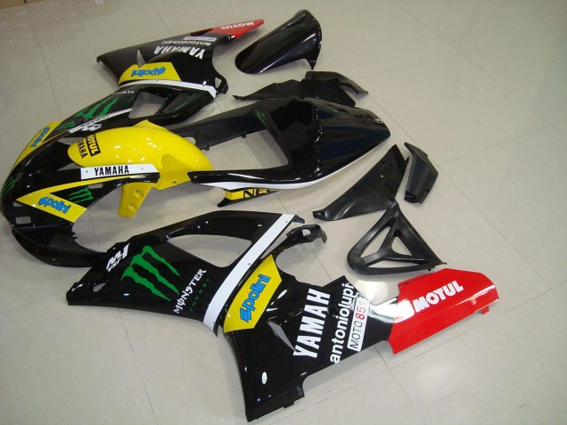 Abs Kits Carenagem Moto Yamaha R1 2000-2001 - Amarelo Monster Abs Kits Carenagem Moto Yamaha R1 2000-2001 - Amarelo Monster