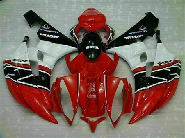 Abs Kits Carenagem Moto Yamaha R6 2006-2007 - Vermelho Branco Abs Kits Carenagem Moto Yamaha R6 2006-2007 - Vermelho Branco