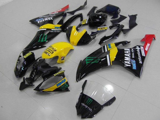 Abs Kits Carenagem Moto Yamaha R6 2008-2016 - Amarelo Monster Abs Kits Carenagem Moto Yamaha R6 2008-2016 - Amarelo Monster