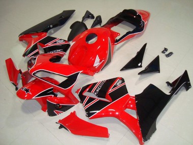 Abs Kits Completos Carenagem Moto Honda CBR 600RR 2003-2004 - Vermelho Preto