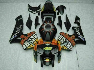 Abs Kits Completos Carenagem Moto Honda CBR 600RR 2005-2006 - Preto