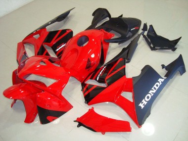Abs Kits Completos Carenagem Moto Honda CBR 600RR 2005-2006 - Vermelho Preto