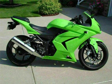 Abs Kits Completos Carenagem Moto Kawasaki EX250 2008-2012 - Verde