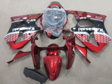 Abs Kits Completos Carenagem Moto Kawasaki ZX6R 2000-2002 - Vermelho