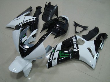 Abs Kits Completos Carenagem Moto Kawasaki ZX6R 2005-2006 - Branco Monster