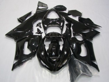 Abs Kits Completos Carenagem Moto Kawasaki ZX6R 2005-2006 - Preto