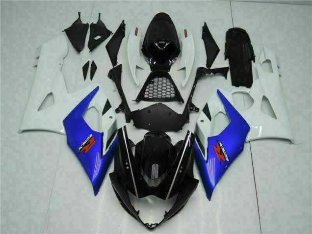 Abs Kits Completos Carenagem Moto Suzuki GSXR 1000 K5 2005-2006 - Azul Branco Abs Kits Completos Carenagem Moto Suzuki GSXR 1000 K5 2005-2006 - Azul Branco