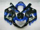Abs Kits Completos Carenagem Moto Suzuki GSXR 600 / 750 K1 K2 K3 2001-2003 - Azul Preto Abs Kits Completos Carenagem Moto Suzuki GSXR 600 / 750 K1 K2 K3 2001-2003 - Azul Preto