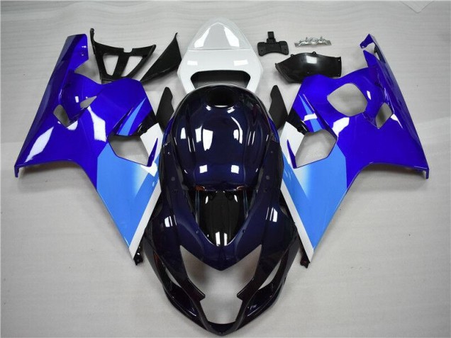 Abs Kits Completos Carenagem Moto Suzuki GSXR 600 / 750 K4 2004-2005 - Azul Branco Abs Kits Completos Carenagem Moto Suzuki GSXR 600 / 750 K4 2004-2005 - Azul Branco