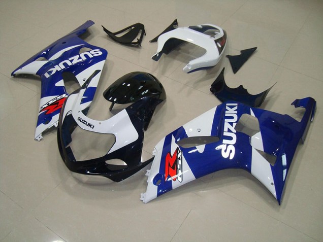 Abs Kits Completos Carenagem Moto Suzuki GSXR 750 K1 K2 K3 2001-2003 - Azul Branco Abs Kits Completos Carenagem Moto Suzuki GSXR 750 K1 K2 K3 2001-2003 - Azul Branco