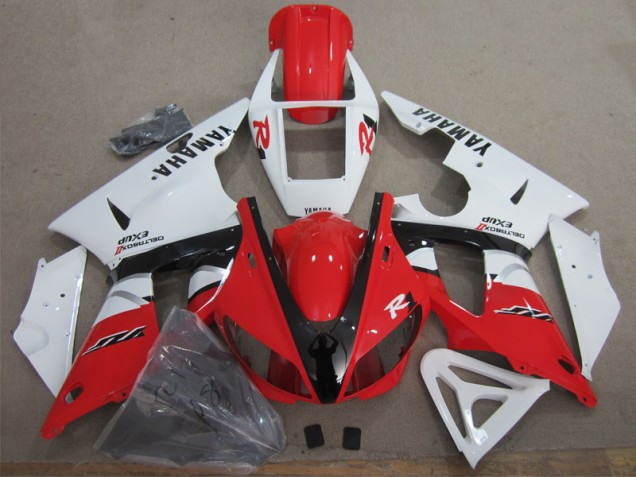 Abs Kits Completos Carenagem Moto Yamaha R1 2009-2011 - Vermelho Branco Preto
