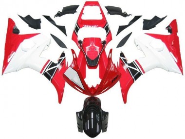 Abs Kits Completos Carenagem Moto Yamaha R6 2003-2005 - Vermelho Branco Preto