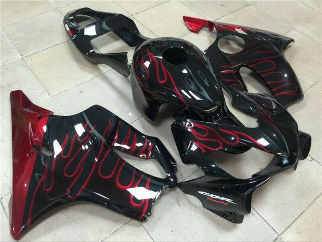 Abs Moto Plástico Honda CBR 600 F4i 2001-2003 - Vermelho Chama Abs Moto Plástico Honda CBR 600 F4i 2001-2003 - Vermelho Chama