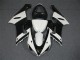 Abs Moto Plástico Kawasaki ZX6R 2005-2006 - Preto Branco Abs Moto Plástico Kawasaki ZX6R 2005-2006 - Preto Branco