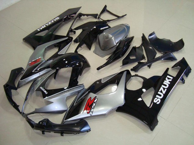 Abs Moto Plástico Suzuki GSXR 1000 K5 2005-2006 - Cinzento Preto