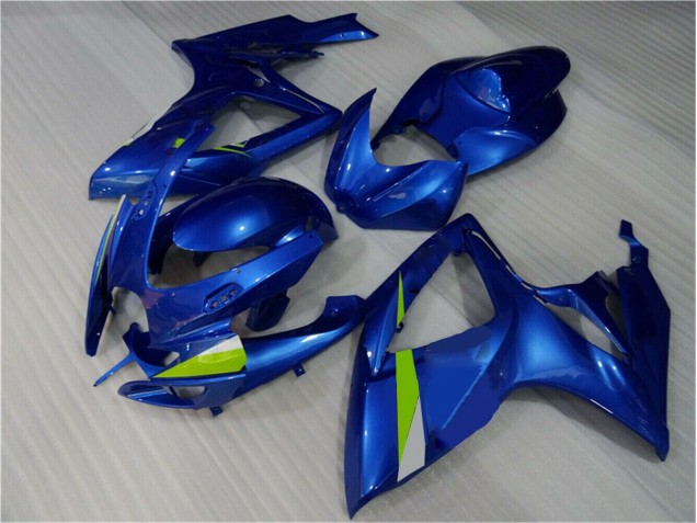 Abs Moto Plástico Suzuki GSXR 600 / 750 K6 2006-2007 - Azul Abs Moto Plástico Suzuki GSXR 600 / 750 K6 2006-2007 - Azul