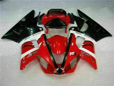 Abs Moto Plástico Yamaha R1 2000-2001 - Vermelho