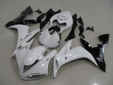 Abs Moto Plástico Yamaha R1 2004-2006 - Branco Preto
