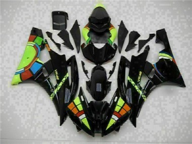 Abs Moto Plástico Yamaha R6 2006-2007 - Preto