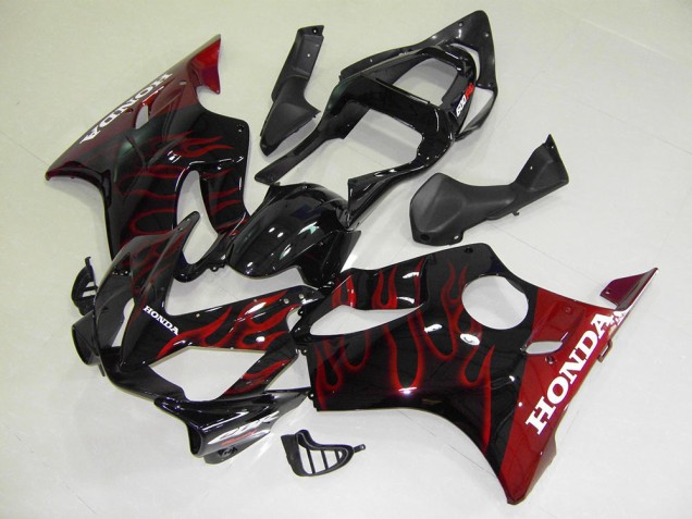 Abs Moto Plásticos Honda CBR 600 F4i 2001-2003 - Vermelho Chama