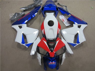 Abs Moto Plásticos Honda CBR 600RR 2005-2006 - Branco Azul Vermelho HRC