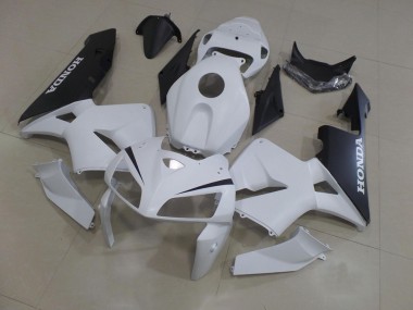 Abs Moto Plásticos Honda CBR 600RR 2005-2006 - Branco Preto