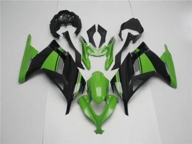 Abs Moto Plásticos Kawasaki EX300 2013-2016 - Verde Preto