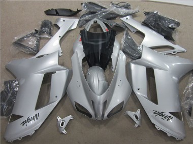 Abs Moto Plásticos Kawasaki ZX6R 2007-2008 - Prata