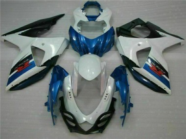 Abs Moto Plásticos Suzuki GSXR 1000 K9 2009-2016 - Azul Branco