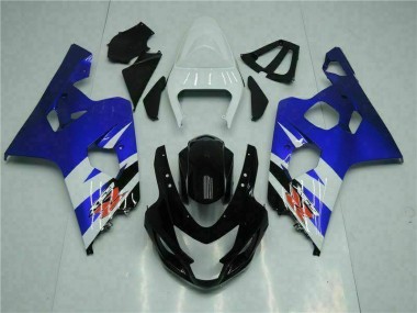 Abs Moto Plásticos Suzuki GSXR 600 / 750 K4 2004-2005 - Azul Preto