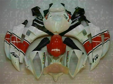 Abs Moto Plásticos Yamaha R6 2006-2007 - Vermelho Branco