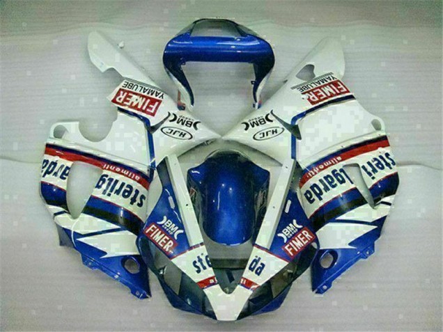 Abs Motocicleta Plástico Yamaha R1 2000-2001 - Azul Branco Abs Motocicleta Plástico Yamaha R1 2000-2001 - Azul Branco
