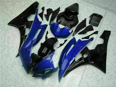 Abs Motocicleta Plásticos Yamaha R6 2006-2007 - Azul Preto