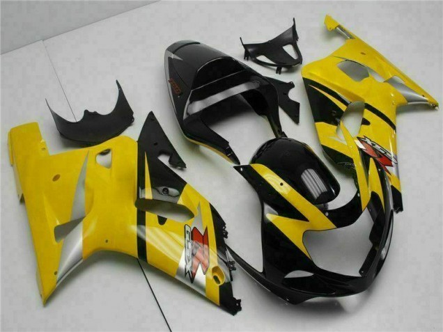 Moto Plásticos Suzuki GSXR 600 / 750 K1 K2 K3 2001-2003 - Amarelo Moto Plásticos Suzuki GSXR 600 / 750 K1 K2 K3 2001-2003 - Amarelo