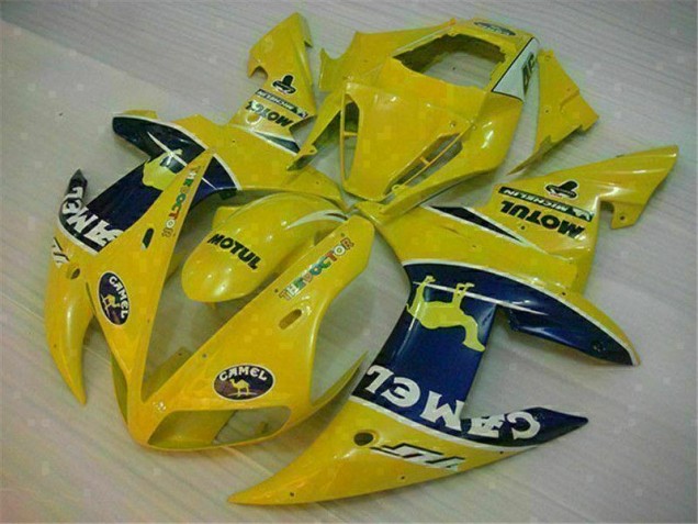 Carenagem Moto Yamaha R1 2002-2003 - Amarelo