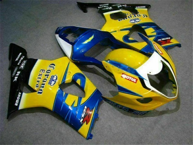 Carenagem Moto Suzuki GSXR 1000 K3 2003-2004 - Amarelo Azul