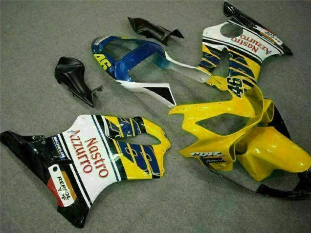 Carenagem Moto Honda CBR 600 F4i 2001-2003 - Amarelo Branco