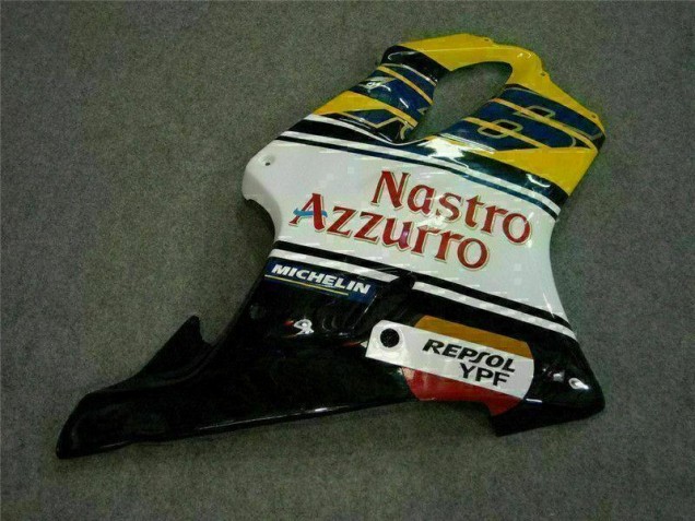 Carenagem Moto Honda CBR 600 F4i 2001-2003 - Amarelo Branco