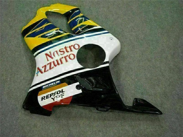 Carenagem Moto Honda CBR 600 F4i 2001-2003 - Amarelo Branco