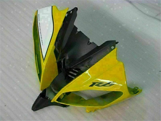 Carenagem Moto Yamaha R6 2008-2016 - Amarelo Branco