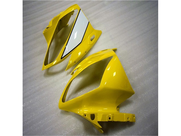 Moto Plástico Yamaha R6 2006-2007 - Amarelo Branco Preto Moto Plástico Yamaha R6 2006-2007 - Amarelo Branco Preto