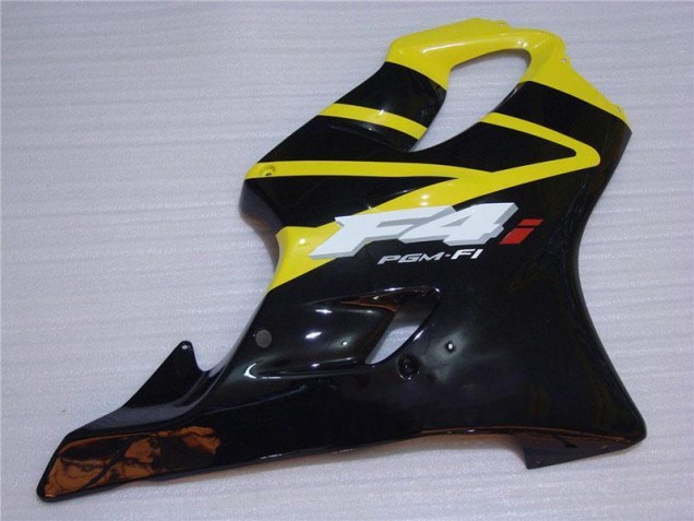 Carenagem Moto Honda CBR 600 F4i 2001-2003 - Amarelo Preto
