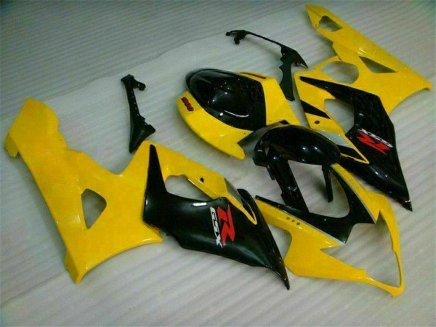 Kit Completo Carenagem Moto Suzuki GSXR 1000 K5 2005-2006 - Amarelo Preto Kit Completo Carenagem Moto Suzuki GSXR 1000 K5 2005-2006 - Amarelo Preto