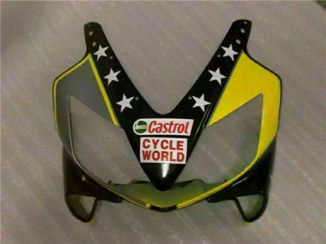 Carenagem Moto Honda CBR 600 F4i 2001-2003 - Amarelo Preto Castrol Cycle World Carenagem Moto Honda CBR 600 F4i 2001-2003 - Amarelo Preto Castrol Cycle World