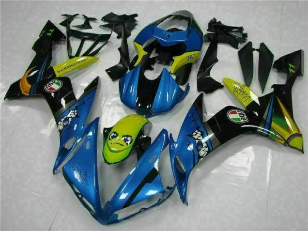 Kit Carenagem Moto Yamaha R1 2004-2006 - Azul
